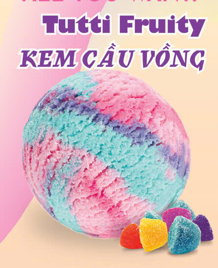 Kem Poney Cầu vồng